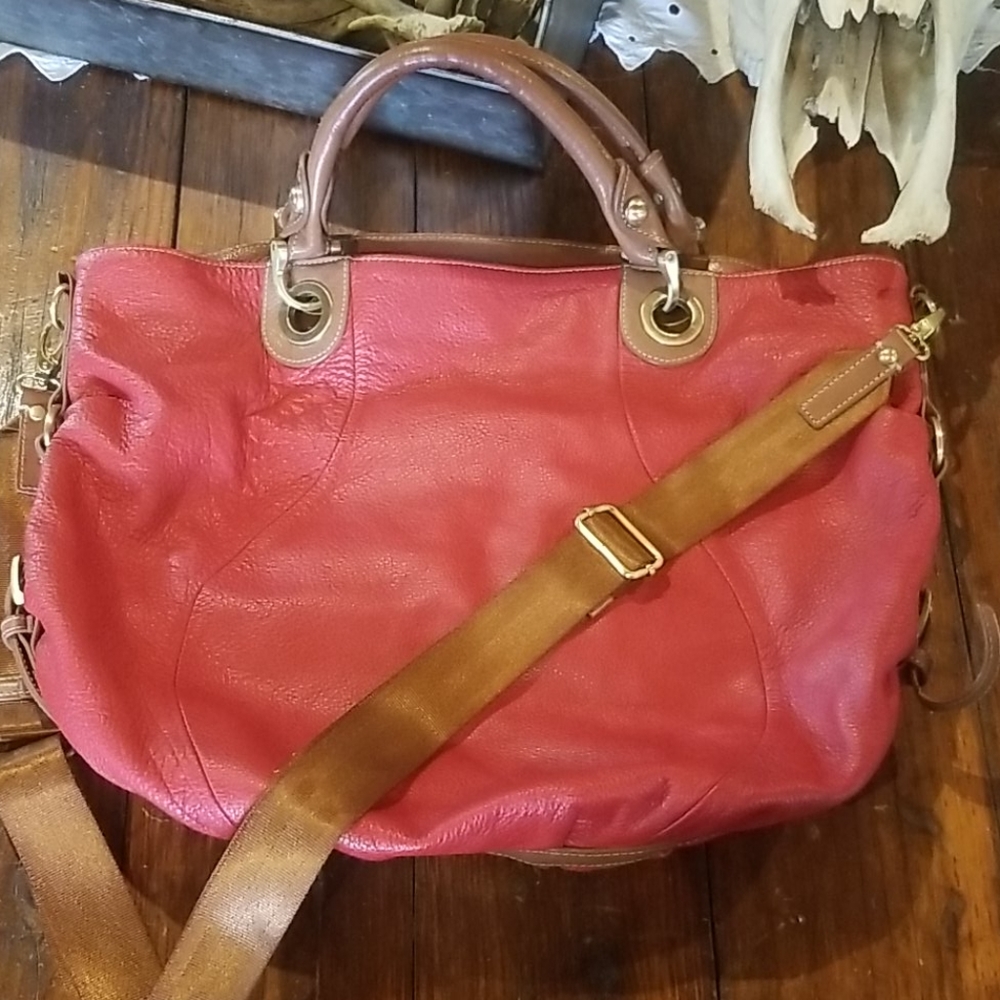 Euc red fenn Wright Manson purse